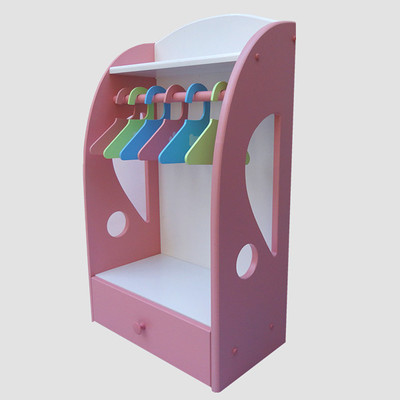 宠物小衣架 木制彩色衣架 宠物衣服 宠物用品 狗狗衣橱